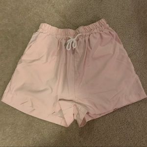 Shein pink shorts